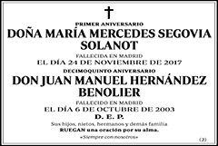María Mercedes Segovia Solanot
